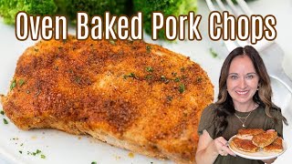 Best Oven Baked Pork Chops Recipe [upl. by Nhepets]