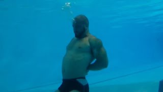 Bodybuilder tries Navy SEAL Drown Proofing [upl. by Fiorenze]