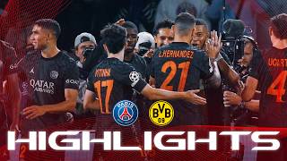 HIGHLIGHTS  PSG 20 Dortmund  ⚽️ MBAPPÉ amp HAKIMI [upl. by Corbin320]