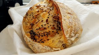 35 Seeded Sourdough BreadMultiseed [upl. by Chelsea]