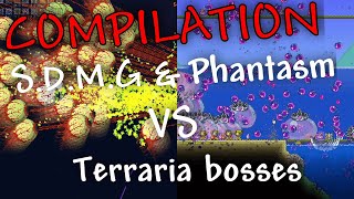 Terraria 14  SDMG amp Phantasm vs Terraria Bosses COMPILATION Master Mode [upl. by Levesque230]