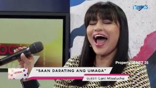 LANI MISALUCHA  SAAN DARATING ANG UMAGA NET25 LETTERS AND MUSIC [upl. by Uchish751]