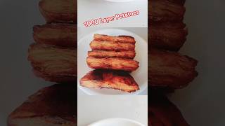 1000 Layer Potatoes  Simple Thousand Layer Crispy French Fries shorts food cooking [upl. by Nylirrehs47]