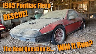 Rescuing a 1985 Pontiac Fiero First Wash amp Start Up After YEARS of Sitting [upl. by Janifer]