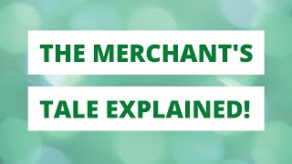 The Merchants Tale Analysis and Summary  Written by Geoffrey Chaucer and narrated by Barbara Njau [upl. by Eiramanel]