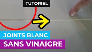 ASTUCE Comment nettoyer RAPIDEMENT sans vinaigre les joints de carrelage [upl. by Nibas929]