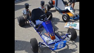 270cc Vintage Go Kart 1963 Alley Kat II Dual Rear Engine Kart [upl. by Mccreery285]