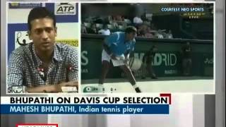 I am available for Davis Cup Mahesh Bhupathi [upl. by Huei738]