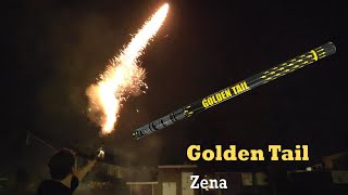 Golden tail  08 inch roman candle  Zena [upl. by Kosiur93]