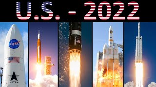 Rocket Launch Compilation 2022  US Rockets [upl. by Enimasaj590]