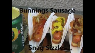 How To Cook an Aussie Bunnings Sausage Sizzle Snag [upl. by Nnuahs]