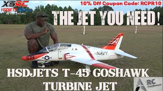 Epic First Flight The HSDJETS T45 Goshawk Jet Experience [upl. by Grath]