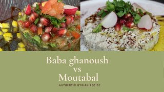 Baba Ghanoush VS Moutabal  THE SECRETS OF MEZZEH How to make both recipes [upl. by Greeson434]