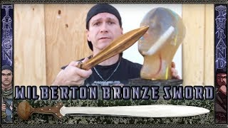 Neil Burridges Wilberton Bronze Sword tested on Analog Ballistic Gel Head [upl. by Irwinn]