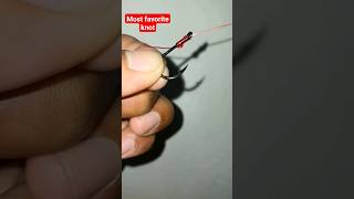 The most commonly used strong fishing knotfishingknot viralvideo knot [upl. by Slater]