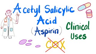 Acetyl Salicylic Acid ASA Clinical Uses [upl. by Llevaj]