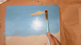 Easy Hand Painting 🎨  How To Use Brush For Painting 🖌️  Tips For Beginners [upl. by Llerot]