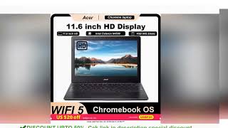 acer 311 Chromebook Laptop 116 HD Display 4GB LPDDR4 RAM 64GB EMMC Intel N4500 Intel UHD G [upl. by Richmound]