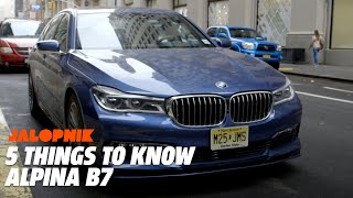 5 Things To Know About The 150000 UltraPowerful 2018 Alpina B7 [upl. by Llorrad]