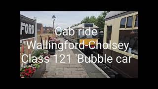 Cab Ride  Wallingford to Cholsey aboard a Class 121 W55034 Bubble car built 1961  all the way [upl. by Willdon]