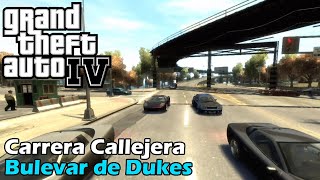 GTA 4  Carrera Callejera  Bulevar de Dukes 1080p  Xbox One [upl. by Eelrak]