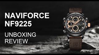 Unboxing Review Naviforce Watch NF9225 New Arrival Japanese Metal Quartz Movement Latest Design [upl. by Hayalat]