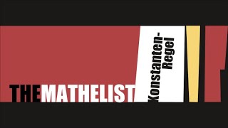 Analysis  Ableitung  Konstantenregel  lerne mit The Mathelist [upl. by Yonit]