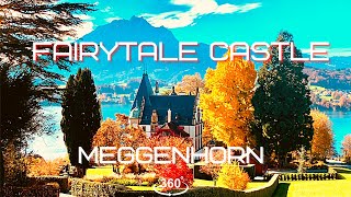 FAIRYTALE CASTLE MEGGENHORN  SWITZERLAND 360°VR4K5K VIDEO [upl. by Atinar919]