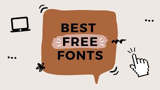 BEST FREE FONTS FROM DAFONT  My Favorite Personal Use Fonts  Popular Aesthetic Fonts for FREE [upl. by Sexela555]