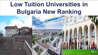 Top 10 Low Tuition Universities in Bulgaria For International Students New Ranking [upl. by Laup260]