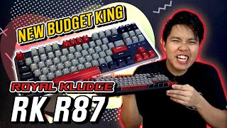 New Budget King  Royal Kludge RK R87 80 Mechanical Keyboard Full Review [upl. by Siramad]