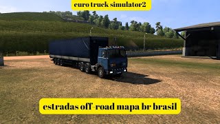 estradas offroad ets2 mapa brbrasil [upl. by Nennerb]