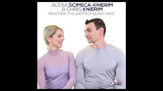 Alexa ScimecaKnierim and Chris Knierim on Their Quad Twist [upl. by Obe179]