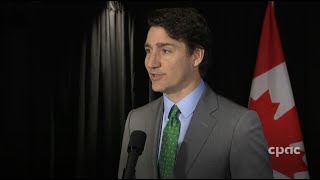 Commentaires du PM Trudeau après sa rencontre avec le PM québécois Legault – 15 mars 2024 [upl. by Patrizius50]