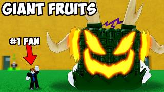 Giving Admin Powers to my 1 Fan in Blox Fruits [upl. by Hills742]