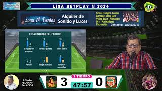 TOLIMA vs ENVIGADOJORNADA 17LIGA BETPLAY2024 [upl. by Saxe142]