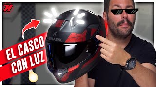 Casco Shark Skwal I3 EL CASCO DE MOTO CON LUCES INTEGRADAS ⚡🏍️ [upl. by Mcintyre249]