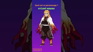 Quiz DEMON SLAYER  Connais tu les personnages  kny [upl. by Eitteb]