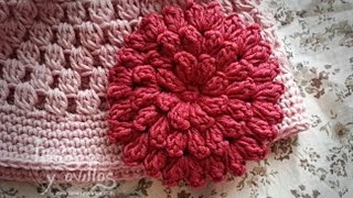 Tutorial Flor Crochet o Ganchillo [upl. by Ynnattirb]