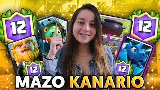 PROBANDO EL MAZO DE KANARIOOO EN DESAFIOS😱  CLASH ROYALE  Mafer Tejeda 10 [upl. by Ellynn]