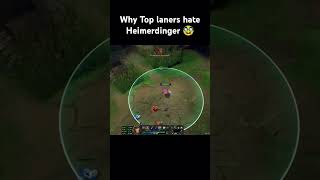 Why Top laners hate Heimerdinger 🥸 leagueoflegends league gaming [upl. by Downing878]