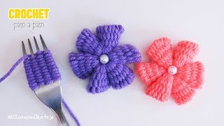 Tutorial Cómo Tejer Mitones a Crochet Muy Fácil y Rápido Paso a Paso Principiantes [upl. by Adnawahs]