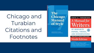 Chicago and Turabian Citations and Footnotes Introduction [upl. by Harelda]