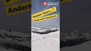 Andermatt Gemsstock’s Opening Weekend Epic Slopes Await [upl. by Oderfodog104]