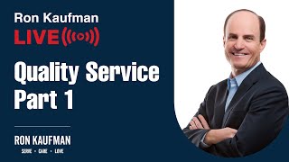 Ron Kaufman’s Uplifting LIVE Presentation on Quality Service Part 1 [upl. by Cadell376]