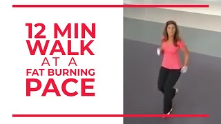 12 Minute Walk at Fat Burning Pace  Walk at Home [upl. by Cormier]