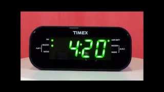 Timex T231G Large Display Dual Alarm Clock Radio [upl. by Hurless]