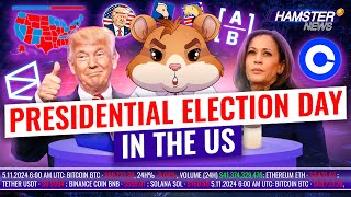 US election may send BTC to 90K or 50K 780M poured into crypto in October ⚡️ Hamster News [upl. by Akimaj]