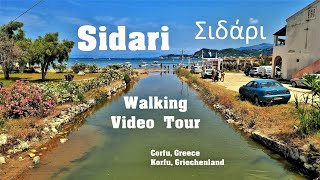 Sidari 🇬🇷 Walking Tour in 4K UHD ❤️ Σιδάρι  Corfu Greece  Korfu Griechenland  Canal dAmour [upl. by Lemart273]