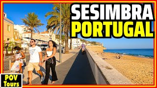 Sesimbra Portugal 😎 Beautiful Seaside Resort Full of History South of Lisbon 4K [upl. by Edia]